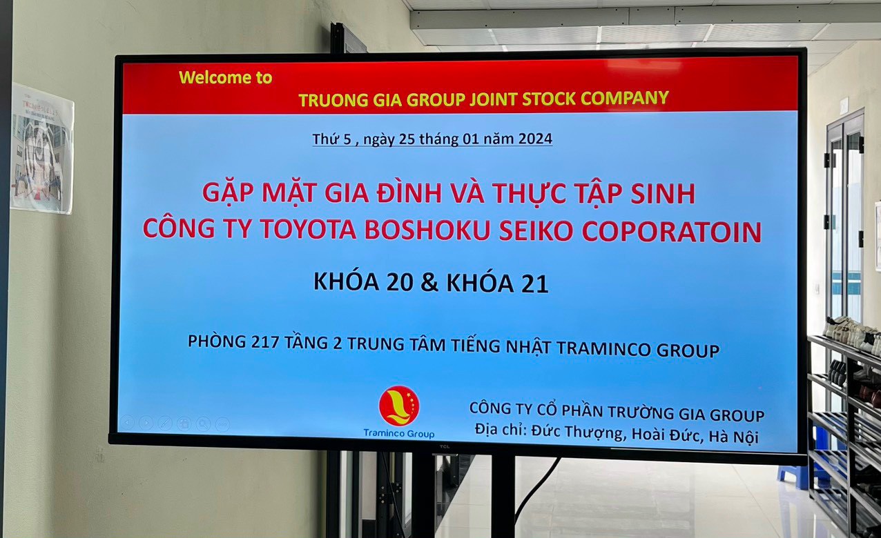 Gặp mặt gia đình thực tập sinh khóa 20 và 21